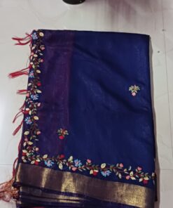Bhagalpuri Linen Lambani Saree